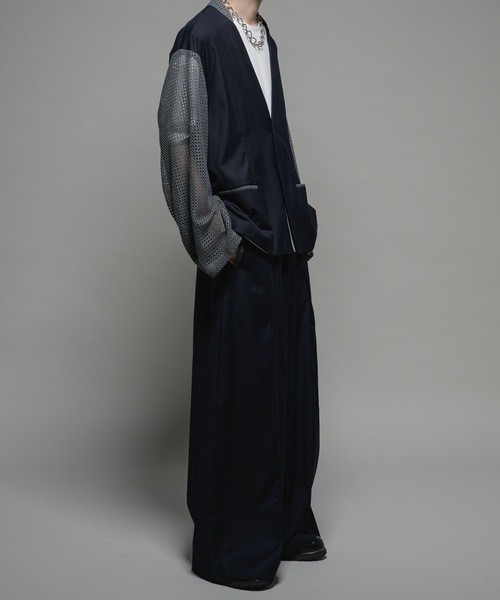 Shadow stripe tailored jacket/シャドーストライプテーラード