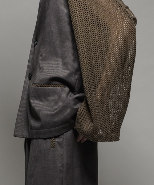 Casper John シャドーストライプテーラードジャケット セール】Shadow stripe tailored jacket/シャドーストライプ