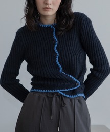 VACANCY（ヴァカンシー）の「配色ステッチニットカーディガン/新色追加（カーディガン/ボレロ）」