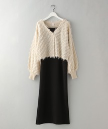 e/rm | 【e/rm】ラメシャギーカーディガンセットドレス(ワンピース)