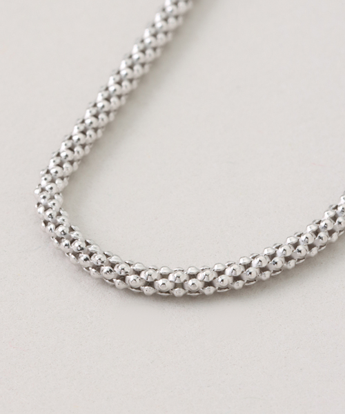 plage（プラージュ）の「MARIHA / マリハ Silent Rain POPCORN チェーンネックレス 40 (シルバー)（ネックレス・レディース・シルバー・FREE）」の8枚目の写真