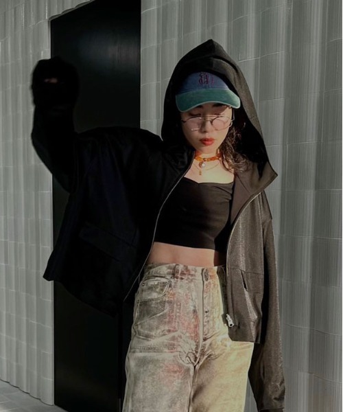 セール】NUDE SHEER REVERSIBLE HOODIE（パーカー）｜Ameri（アメリ  