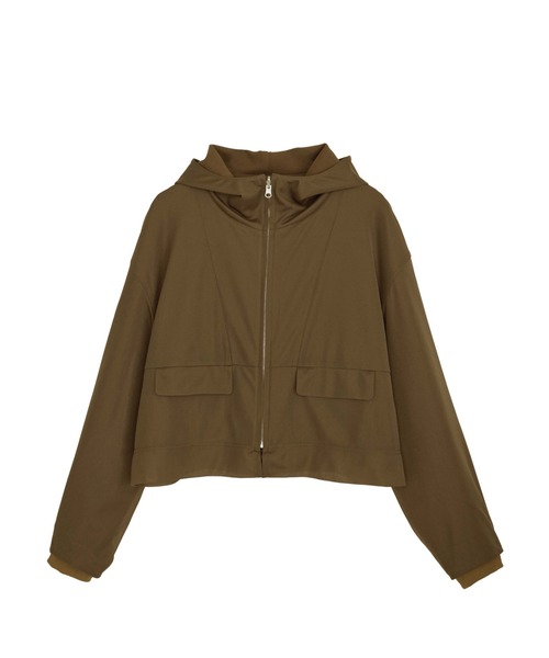 り*こ様 AMERI NUDE SHEER REVERSIBLE HOODIE Ameri（アメリ）の「NUDE SHEER REVERSIBLE HOODIE（パーカー）」 - WEAR