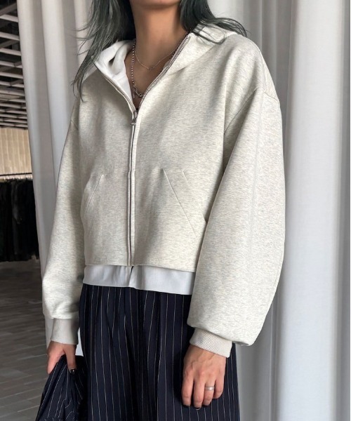 セール】NUDE SHEER REVERSIBLE HOODIE（パーカー）｜Ameri