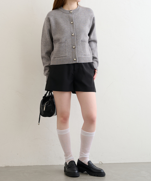 U by SPICK&SPAN(ユーバイスピックアンドスパン)の「ショートパンツ(その他パンツ・レディース・ブラック・36/38)」の2枚目の写真