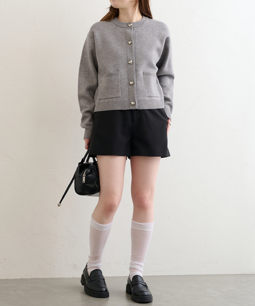 U by SPICK&SPAN(ユーバイスピックアンドスパン)の「ショートパンツ(その他パンツ・レディース・ブラック・36/38)」の3枚目の写真