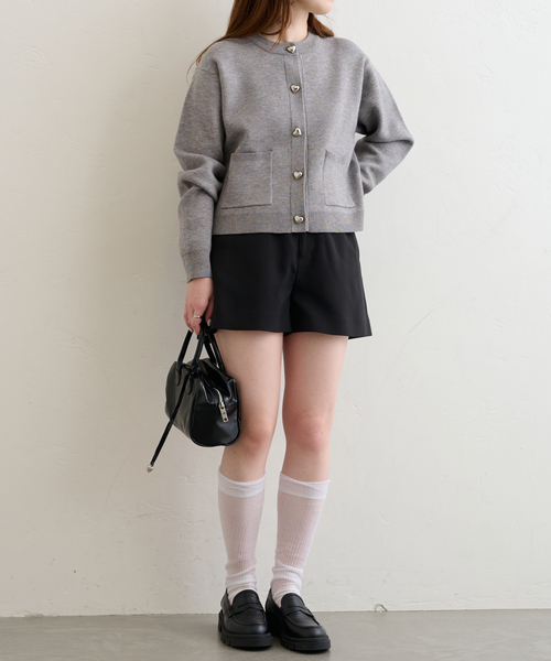U by SPICK&SPAN(ユーバイスピックアンドスパン)の「ショートパンツ(その他パンツ・レディース・ブラック・36/38)」の4枚目の写真