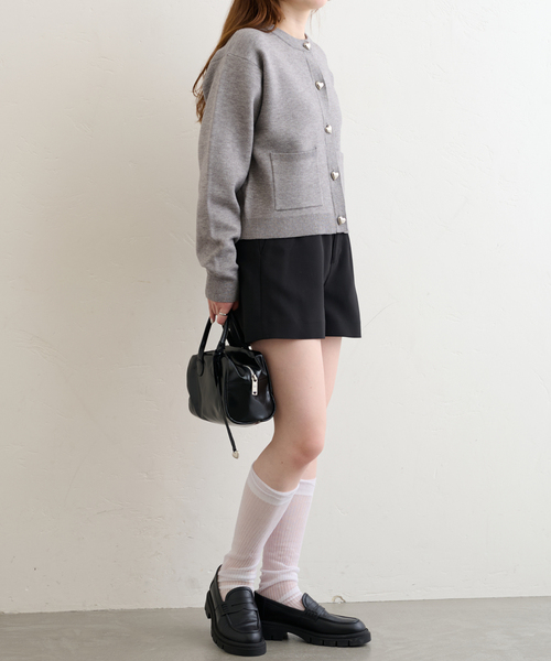 U by SPICK&SPAN(ユーバイスピックアンドスパン)の「ショートパンツ(その他パンツ・レディース・ブラック・36/38)」の5枚目の写真