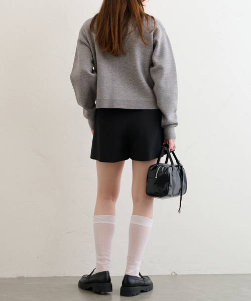 U by SPICK&SPAN(ユーバイスピックアンドスパン)の「ショートパンツ(その他パンツ・レディース・ブラック・36/38)」の8枚目の写真