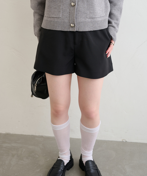 U by SPICK&SPAN(ユーバイスピックアンドスパン)の「ショートパンツ(その他パンツ・レディース・ブラック・36/38)」の9枚目の写真