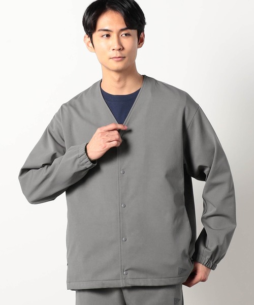 Grand PARK（グランドパーク）の「圧縮マイクロカノコノーカラーブルゾン（テーラードジャケット・メンズ・ネイビー/グレー/ブラック・LARGE/MEDIUM）」の21枚目の写真