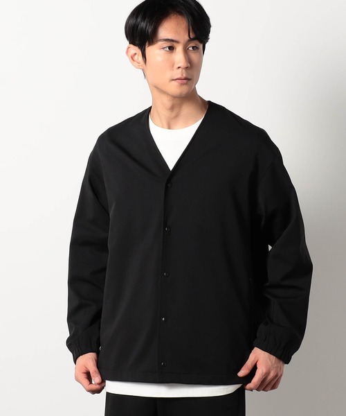 Grand PARK（グランドパーク）の「圧縮マイクロカノコノーカラーブルゾン（テーラードジャケット・メンズ・ネイビー/グレー/ブラック・LARGE/MEDIUM）」の22枚目の写真