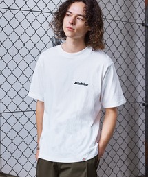 Dickies 天竺バック刺繍プリントクルーネック半袖Tシャツ