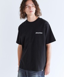 Dickies 天竺バック刺繍プリントクルーネック半袖Tシャツ