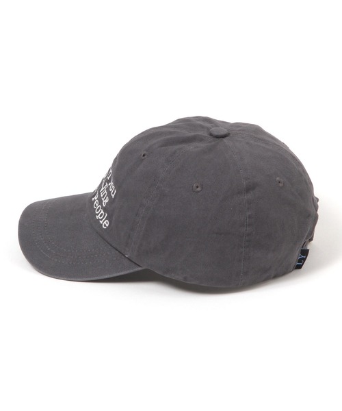 BAYFLOW(ベイフロー)の「ウォッシュロゴツイルCAP(キャップ・メンズ・チャコール/レッド/グリーン/ナチュラル/ブルー・FREE)」の7枚目の写真