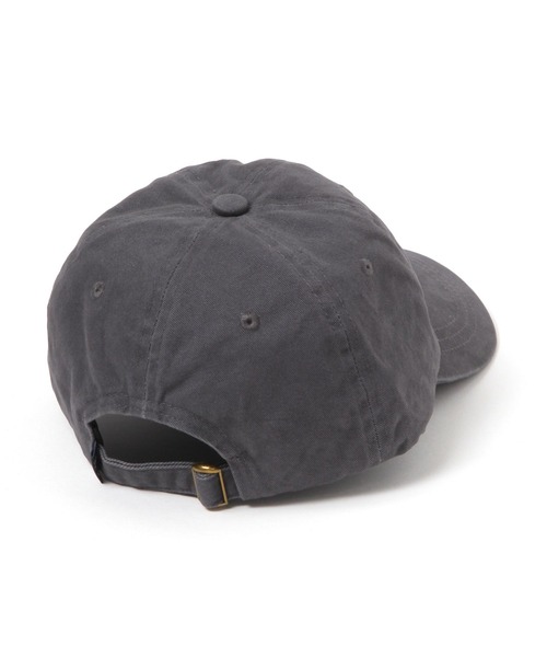 BAYFLOW(ベイフロー)の「ウォッシュロゴツイルCAP(キャップ・メンズ・チャコール/レッド/グリーン/ナチュラル/ブルー・FREE)」の9枚目の写真