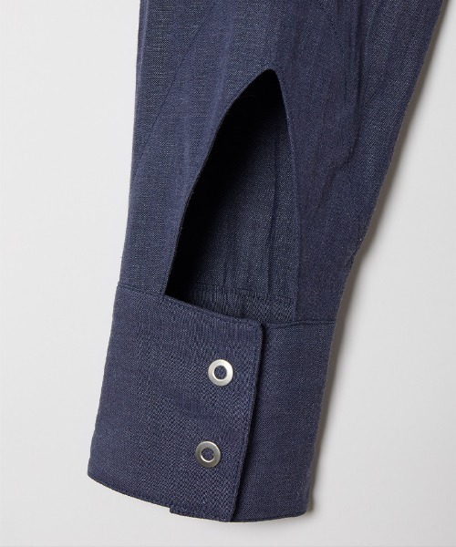 soduk(スドーク)の「curve pockets jumpsuit(つなぎ/オールインワン・レディース・ネイビー/グレー・SMALL/MEDIUM)」の11枚目の写真