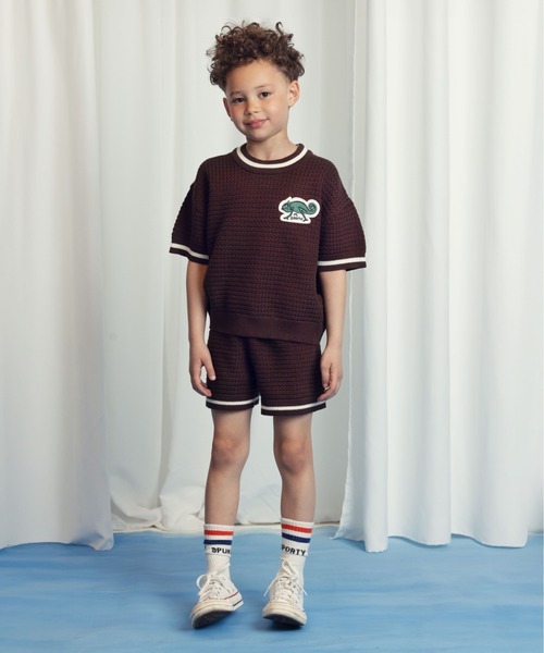 Mini Rodini（ミニロディーニ）の「mini rodini / ニットショーツ（その他パンツ・キッズ・ブラウン・92/98/116/122/104/110）」の5枚目の写真