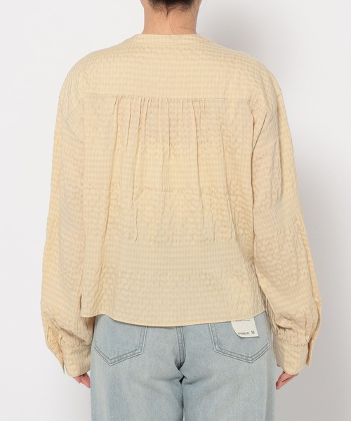 セール】フロントシャーリングブラウス 289804（Tシャツ/カットソー