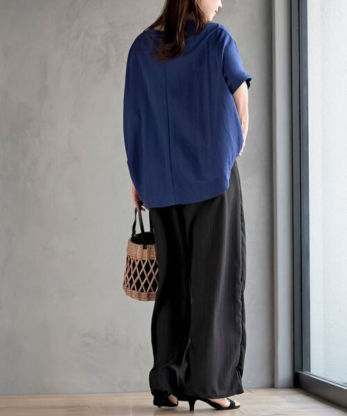 rps（アールピーエス）の「ウィンクルワイドイージーパンツ（その他パンツ・レディース・ブラック/ピンク/イエロー系その他/チャコールグレー・フリー）」の8枚目の写真