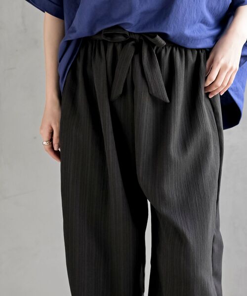 rps（アールピーエス）の「ウィンクルワイドイージーパンツ（その他パンツ・レディース・ブラック/ピンク/イエロー系その他/チャコールグレー・フリー）」の10枚目の写真