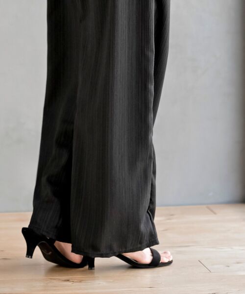 rps（アールピーエス）の「ウィンクルワイドイージーパンツ（その他パンツ・レディース・ブラック/ピンク/イエロー系その他/チャコールグレー・フリー）」の13枚目の写真