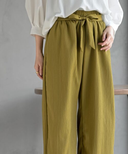 rps（アールピーエス）の「ウィンクルワイドイージーパンツ（その他パンツ・レディース・ブラック/ピンク/イエロー系その他/チャコールグレー・フリー）」の18枚目の写真