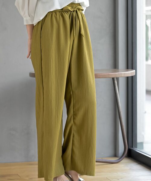 rps（アールピーエス）の「ウィンクルワイドイージーパンツ（その他パンツ・レディース・ブラック/ピンク/イエロー系その他/チャコールグレー・フリー）」の19枚目の写真