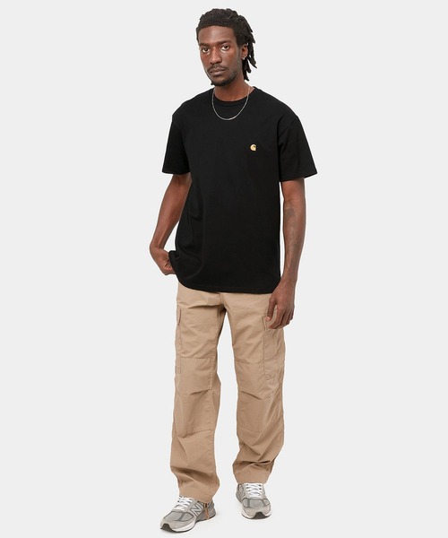 Carhartt（カーハート）の「Carhartt WIP/カーハートダブリューアイピー S/S CHASE T-SHIRT 半袖Tシャツ ワンポイント I026391（Tシャツ/カットソー・メンズ・ホワイト×ゴールド/ブラック/ダークブルー/ベージュ/グリーン/ブラック×ゴールド/ベージュ系その他/グリーン系その他・XL/L/M）」の13枚目の写真