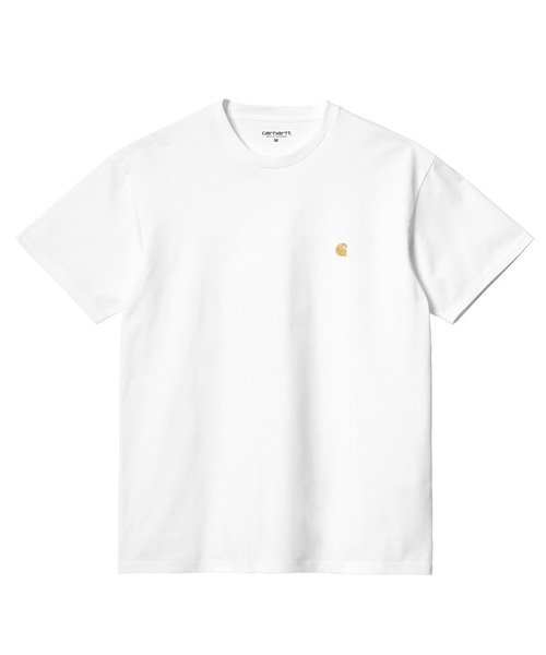 Carhartt（カーハート）の「Carhartt WIP/カーハートダブリューアイピー S/S CHASE T-SHIRT 半袖Tシャツ ワンポイント I026391（Tシャツ/カットソー・メンズ・ホワイト×ゴールド/ブラック/ダークブルー/ベージュ/グリーン/ブラック×ゴールド/ベージュ系その他/グリーン系その他・XL/L/M）」の11枚目の写真