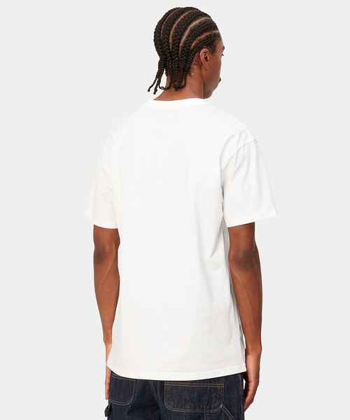 Carhartt（カーハート）の「Carhartt WIP/カーハートダブリューアイピー S/S CHASE T-SHIRT 半袖Tシャツ ワンポイント I026391（Tシャツ/カットソー・メンズ・ホワイト×ゴールド/ブラック/ダークブルー/ベージュ/グリーン/ブラック×ゴールド/ベージュ系その他/グリーン系その他・XL/L/M）」の10枚目の写真