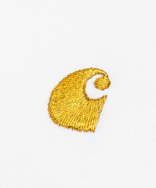 Carhartt（カーハート）の「Carhartt WIP/カーハートダブリューアイピー S/S CHASE T-SHIRT 半袖Tシャツ ワンポイント I026391（Tシャツ/カットソー・メンズ・ホワイト×ゴールド/ブラック/ダークブルー/ベージュ/グリーン/ブラック×ゴールド/ベージュ系その他/グリーン系その他・XL/L/M）」の12枚目の写真