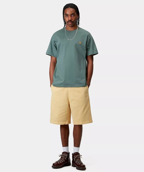 【carhartt】\"S/S Pins\"軽量コットンジャージー 半袖Tシャツ/2色 carhartt】
