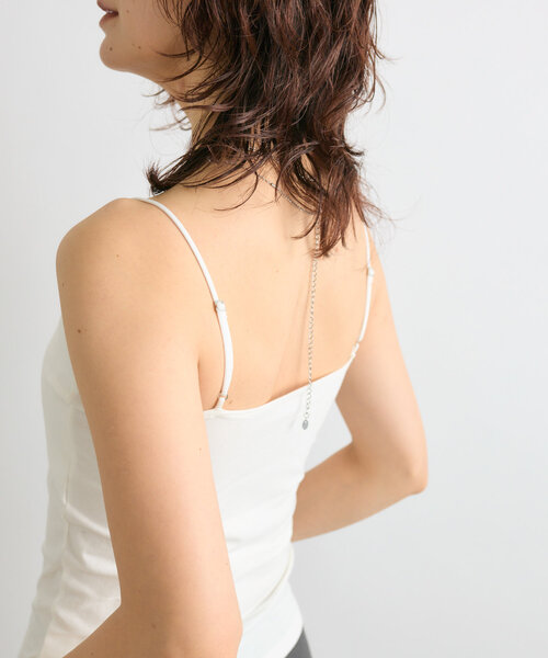 RIVE DROITE（リヴドロワ）の「【カップ付きで楽ちん】カップインキャミソール（キャミソール・レディース・ベージュ/ブラック/ホワイト・38/36）」の13枚目の写真