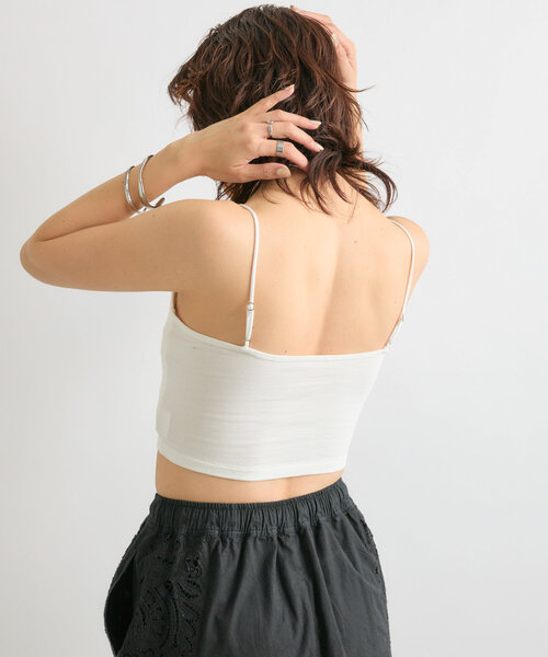 RIVE DROITE（リヴドロワ）の「【カップ付きで楽ちん】カップインキャミソール（キャミソール・レディース・ベージュ/ブラック/ホワイト・38/36）」の18枚目の写真