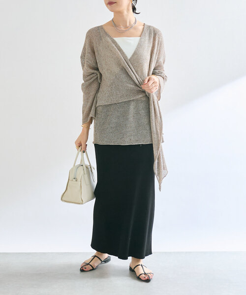 RIVE DROITE（リヴドロワ）の「【カップ付きで楽ちん】カップインキャミソール（キャミソール・レディース・ベージュ/ブラック/ホワイト・38/36）」の20枚目の写真