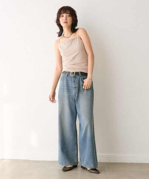 RIVE DROITE（リヴドロワ）の「【カップ付きで楽ちん】カップインキャミソール（キャミソール・レディース・ベージュ/ブラック/ホワイト・38/36）」の7枚目の写真