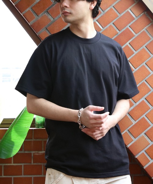 PRO CLUB (プロクラブ)の「PRO CLUB 6.5オンスヘビューウェイト半袖Tシャツ(Tシャツ/カットソー・メンズ・ブラック/ホワイト/グレー・X-LARGE/LARGE/MEDIUM/XX-LARGE)」の2枚目の写真