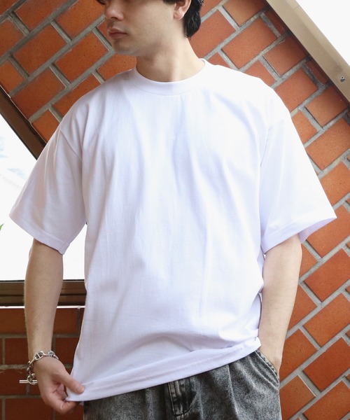 PRO CLUB (プロクラブ)の「PRO CLUB 6.5オンスヘビューウェイト半袖Tシャツ(Tシャツ/カットソー・メンズ・ブラック/ホワイト/グレー・X-LARGE/LARGE/MEDIUM/XX-LARGE)」の4枚目の写真