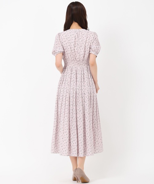 MISCH MASCH(ミッシュマッシュ)の「小花柄プリーツワンピース(ワンピース・レディース・ピンク/ホワイト/グリーン・S/M)」の12枚目の写真