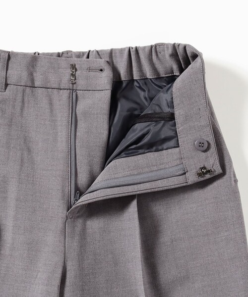 Ray BEAMS(レイビームス)の「1タック ストレート パンツ(スラックス・レディース・シルバー/ブラック・0/1)」の13枚目の写真