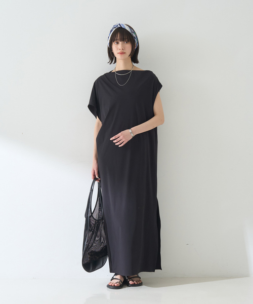 Rouge vif(ルージュヴィフ)の「アシンメトリーワンピース(ワンピース・レディース・ブラック・36/38)」の6枚目の写真