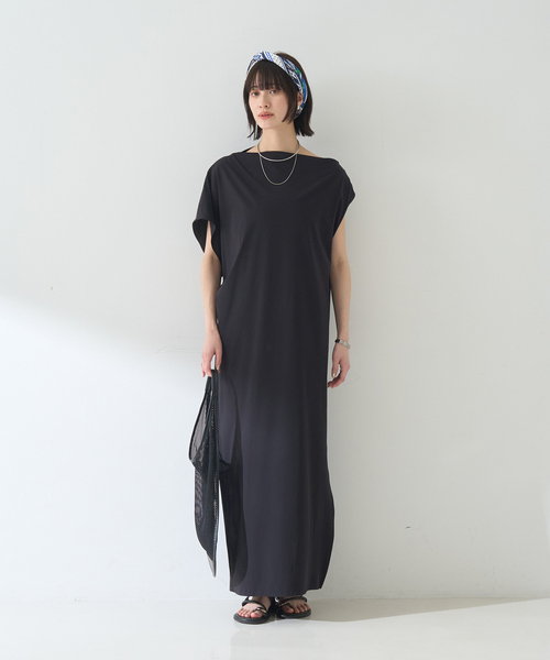 Rouge vif(ルージュヴィフ)の「アシンメトリーワンピース(ワンピース・レディース・ブラック・36/38)」の7枚目の写真