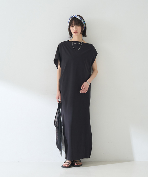 Rouge vif(ルージュヴィフ)の「アシンメトリーワンピース(ワンピース・レディース・ブラック・36/38)」の9枚目の写真