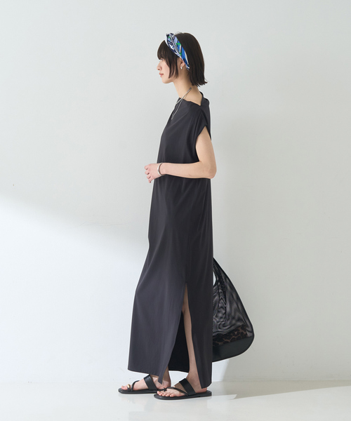Rouge vif(ルージュヴィフ)の「アシンメトリーワンピース(ワンピース・レディース・ブラック・36/38)」の10枚目の写真