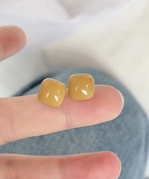 YU-KA:レトロカラーピアス retro color pierce