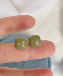 YU-KA:レトロカラーピアス retro color pierce