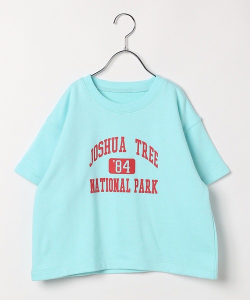 LEPSIM（レプシィム）の「【KIDS】ミニ裏毛ロゴ5分袖プルオーバー　326489（Tシャツ/カットソー・キッズ・ブルー/グレー・120/140）」の7枚目の写真