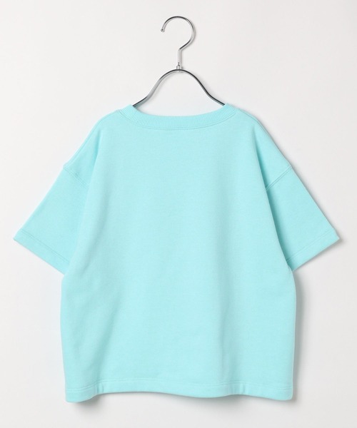 LEPSIM（レプシィム）の「【KIDS】ミニ裏毛ロゴ5分袖プルオーバー　326489（Tシャツ/カットソー・キッズ・ブルー/グレー・120/140）」の8枚目の写真