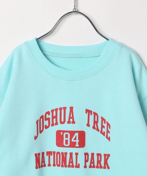 LEPSIM（レプシィム）の「【KIDS】ミニ裏毛ロゴ5分袖プルオーバー　326489（Tシャツ/カットソー・キッズ・ブルー/グレー・120/140）」の9枚目の写真